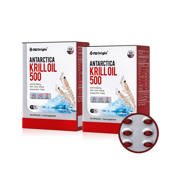 신세계인터넷면세점-엔젯오리진-남극 크릴오일 500 2박스 (60캡슐, 2개월분)