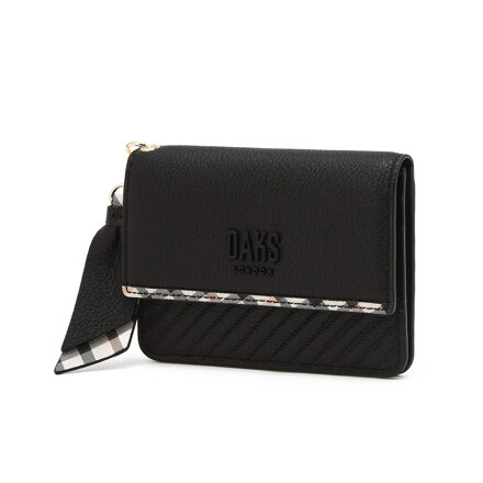 [BUCKINGHAM] Black Leather Card Wallet 卡包