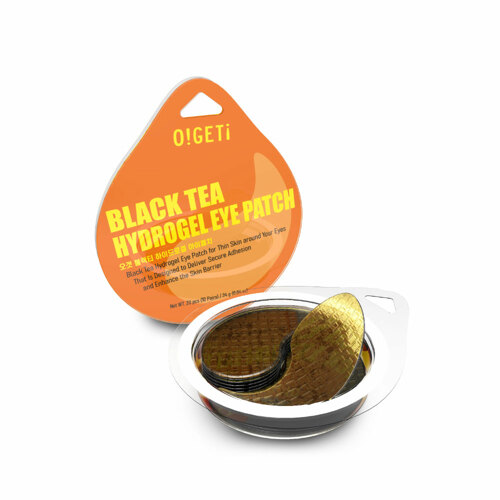 韩际新世界网上免税店-O!GET!--Black Tea Hydrogel Eye Patch 眼贴(20贴/10对)