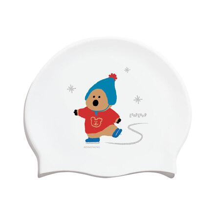 LoopLoop with Dinotang Skater Silicone Swimming Cap 均码（泳帽）