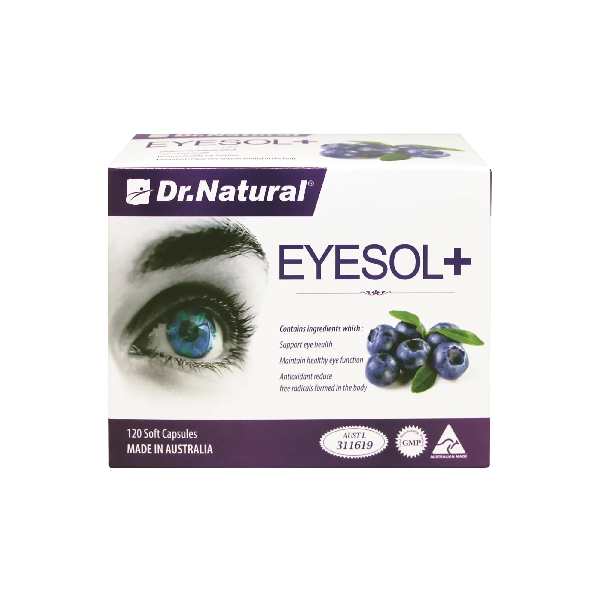 신세계인터넷면세점-닥터 내츄럴-아이솔 플러스 루테인+빌베리10000mg (120정)
