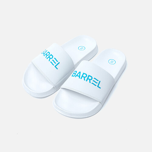 韩际新世界网上免税店-BARREL-鞋-EESSENTIAL SLIDE WHITE 拖鞋