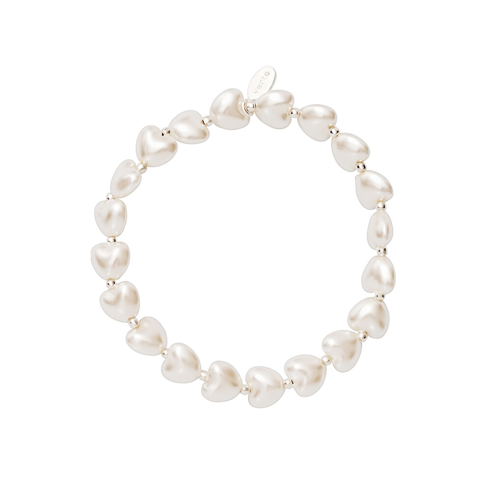 Huit.silver.61 / liber pearl bracelet