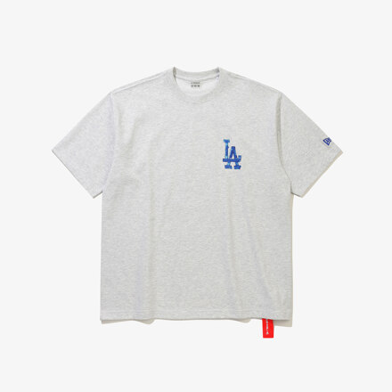 MLB LA Dodgers Drawing T-Shirt 短袖 Heather Gray