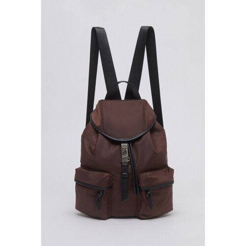 Clip rucksack(Nylon brown)