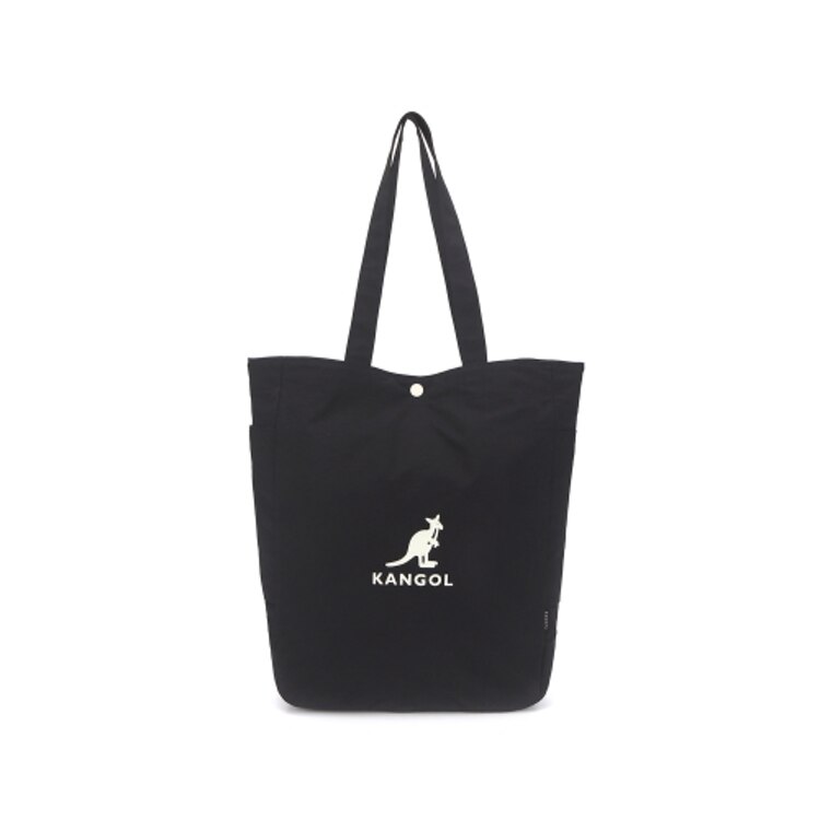 韩际新世界网上免税店-KANGOL-休闲箱包-Jerry Shopper Bag 购物包 0039 BLACK/ OFF WHITE