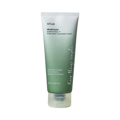 ANUA SKIN HEARTLEAF QUERCETINOL PORE DEEP CLEANSING FOAM 洗面奶 150ml