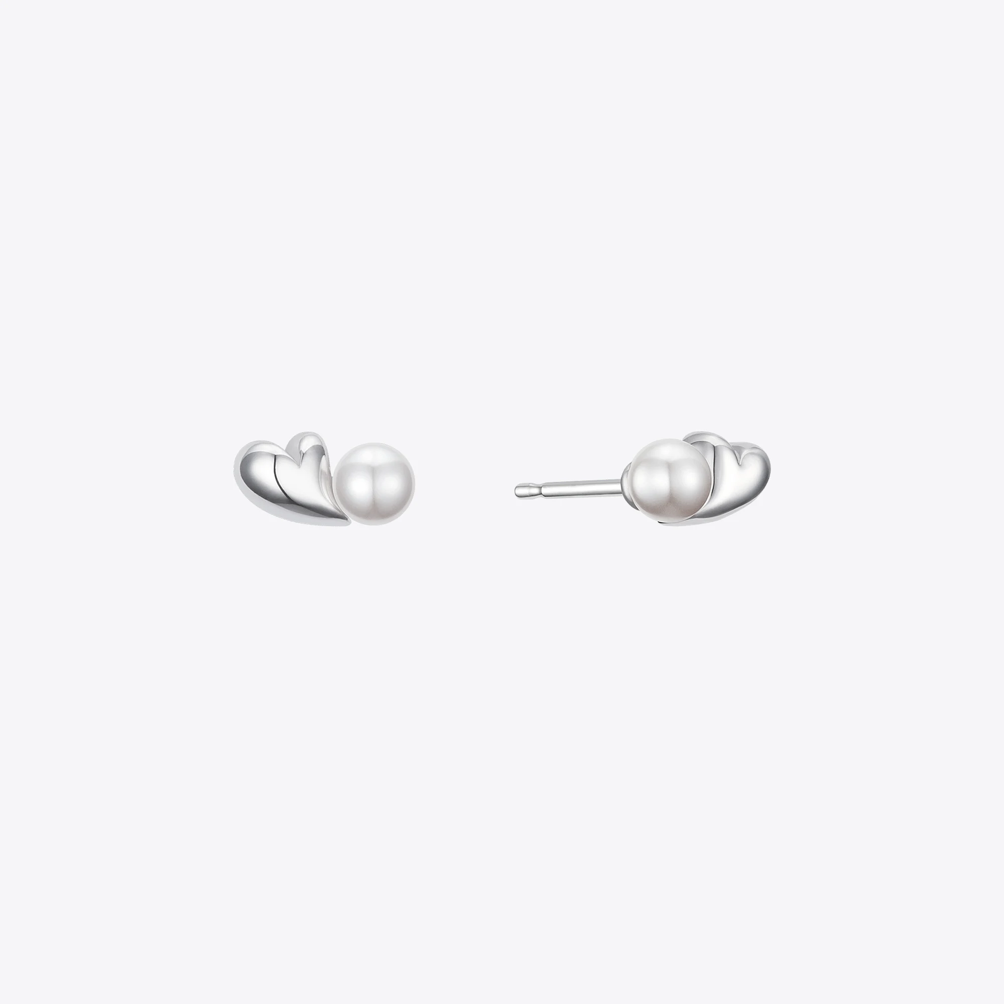 신세계인터넷면세점-미스그린-earring-벌룬 하트 커들 펄 귀걸이