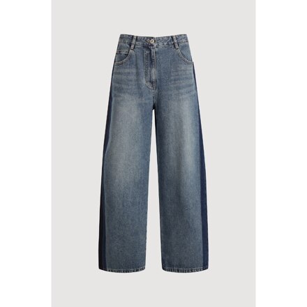 TAPE POINT DENIM PANTS (BLUE)