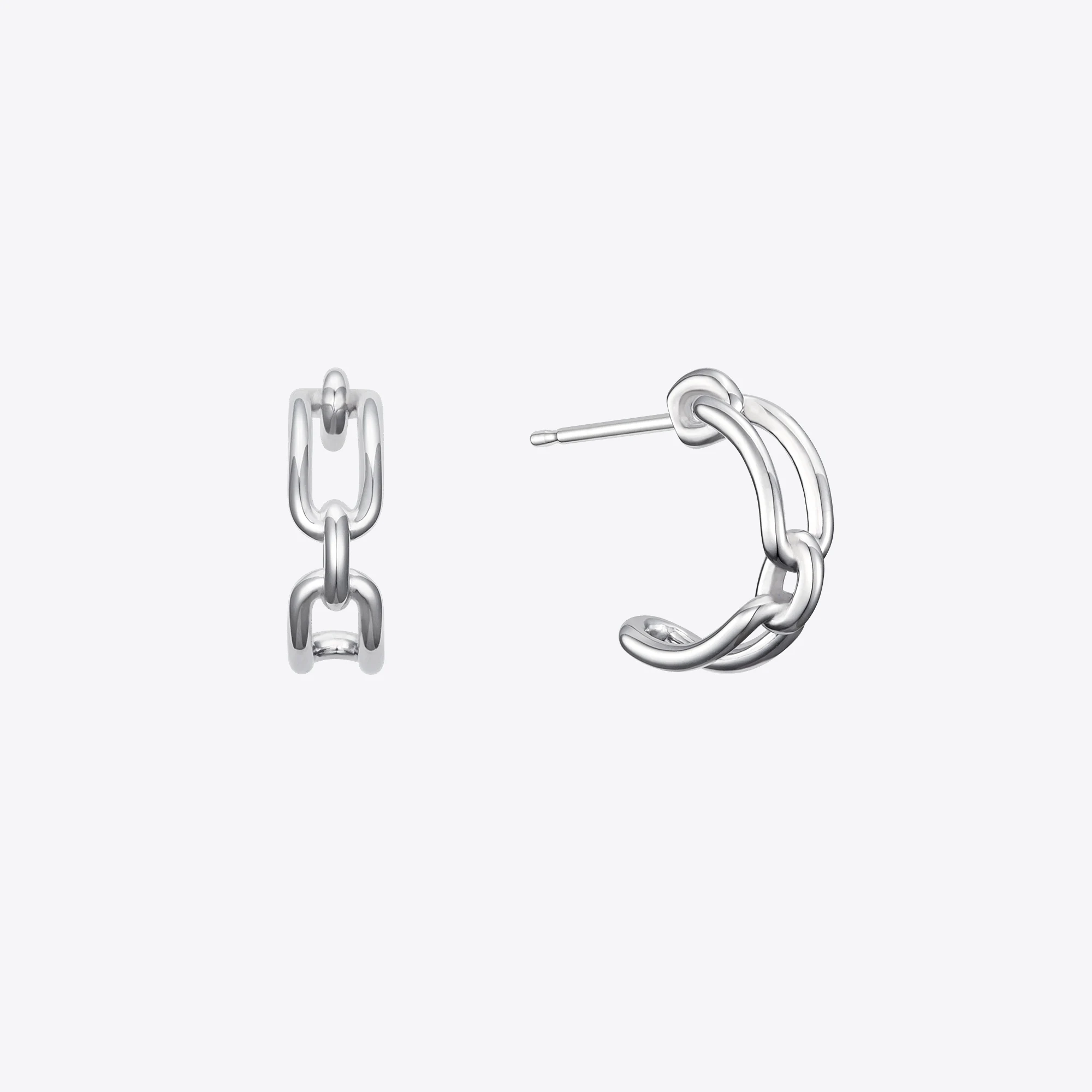 신세계인터넷면세점-미스그린-earring-미니 체인 튜브 귀걸이 화이트