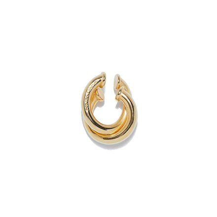 Double layered single ear cuff GOLD