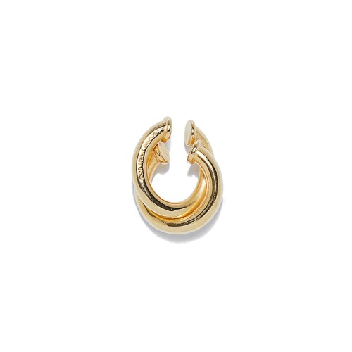 Double layered single ear cuff GOLD