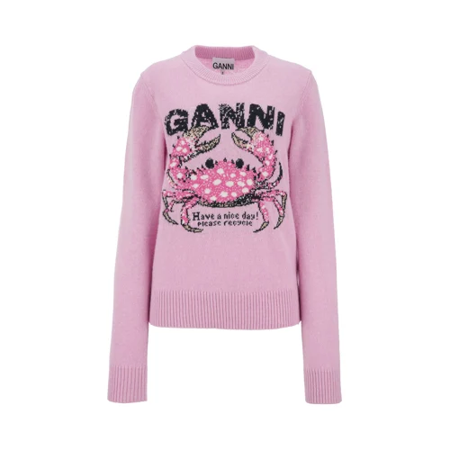 GRAPHIC WOOL SWEATER CRAB