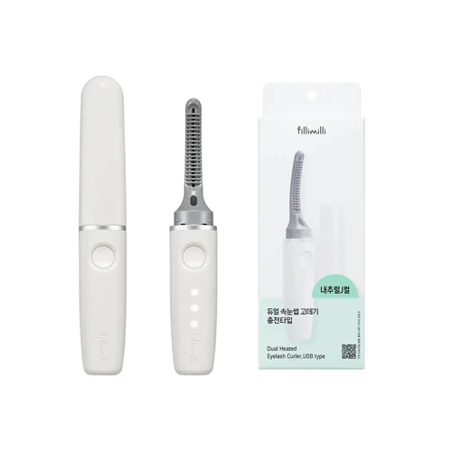 Fillimilli Dual Eyelash Curler (Rechargeable, Renewed)