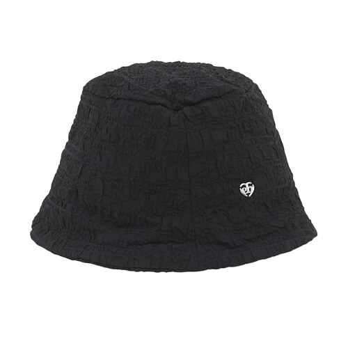 breeze heart bucket hat_black