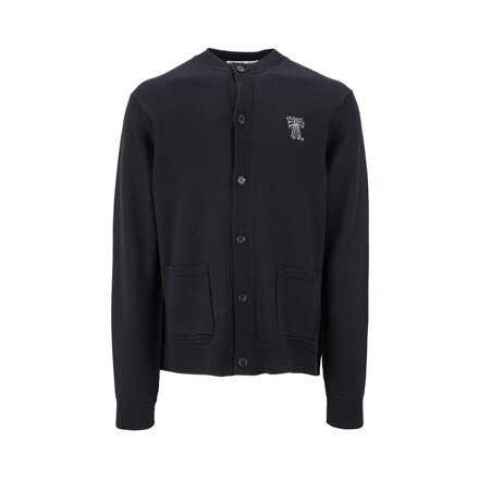 CREWNECK CARDIGAN #BLACK