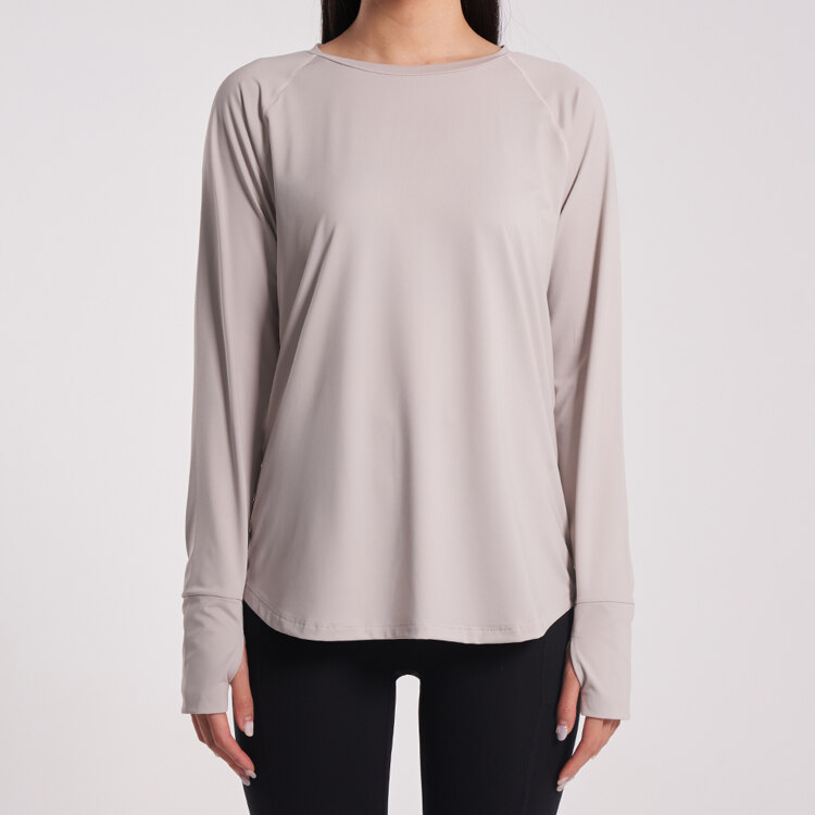 韩际新世界网上免税店-SKULLPIG-sportswear-[SA7008] Move Light T-shirt Gray Ivory上衣