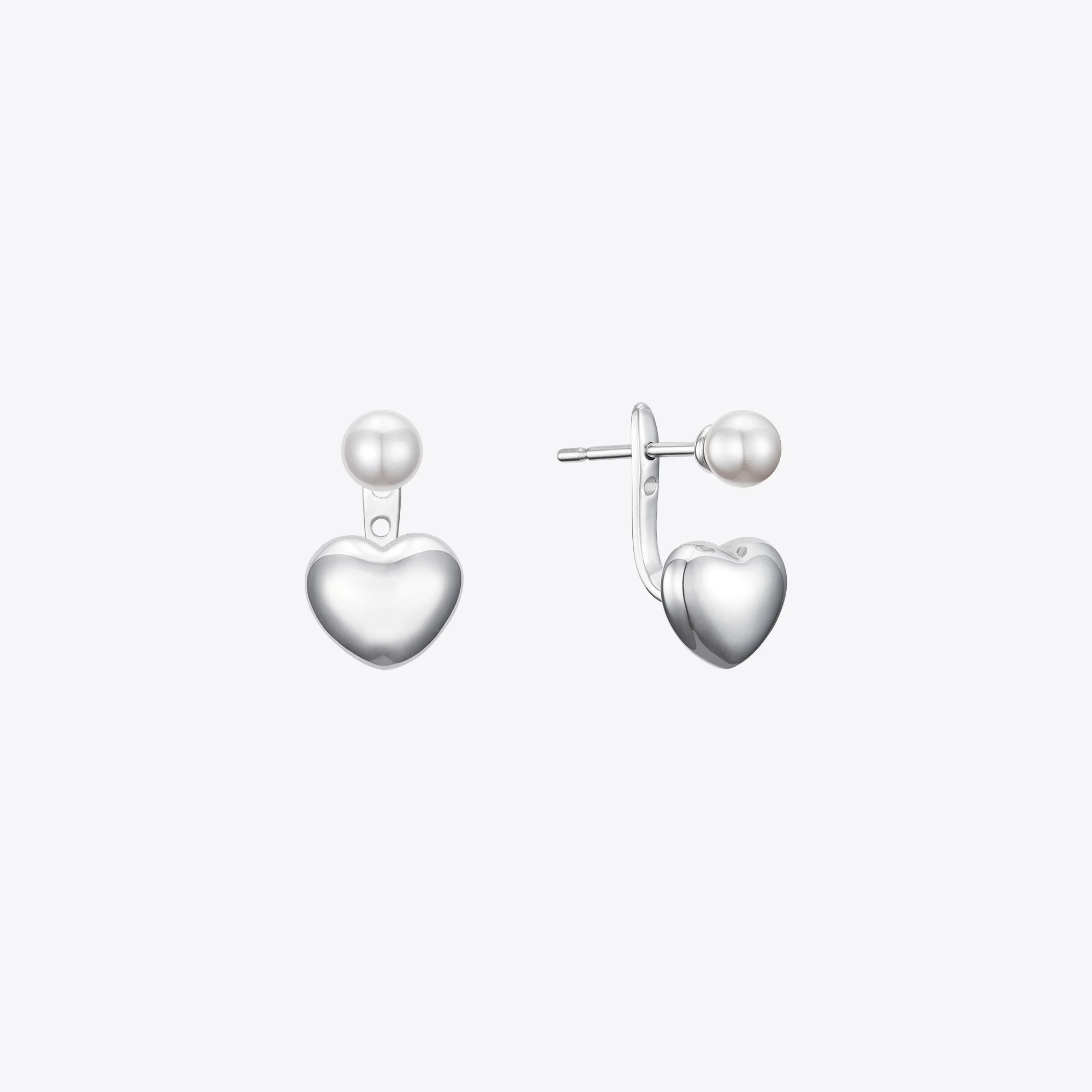 신세계인터넷면세점-미스그린-earring-펄 앤 드롭 하트 귀걸이