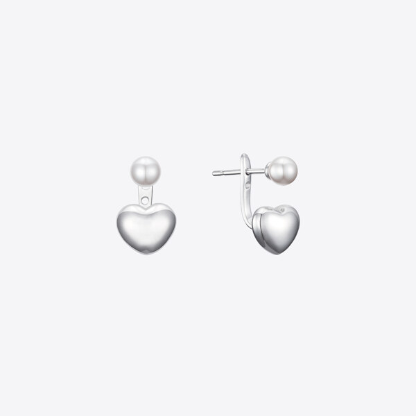 신세계인터넷면세점-미스그린-earring-펄 앤 드롭 하트 귀걸이