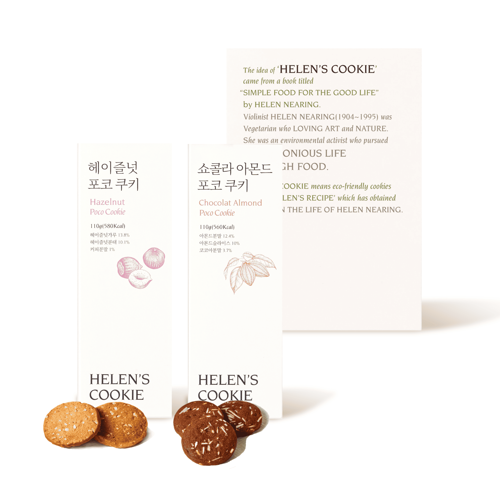 신세계인터넷면세점-비건헬렌스-CookieSnack-포코쿠키 2개 세트A (110g*2)