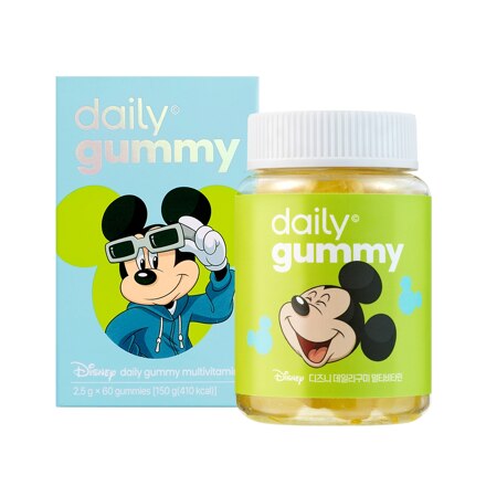 Disney Daily Gummy Multivitamin (60 pcs, 1 month) 维生素软糖