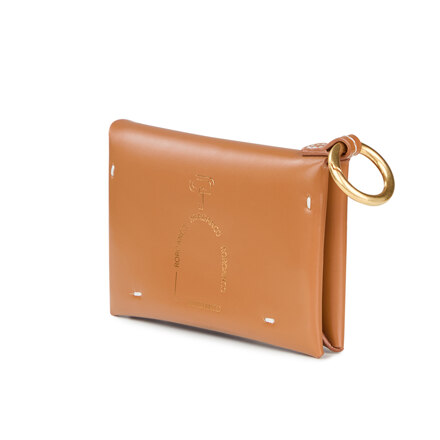 Multi Pochette Camel Folding Card Wallet(卡包)