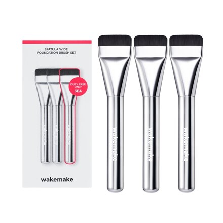 [免税专用] SPATULA WIDE FOUNDATION BRUSH M 宽头粉底刷3支装