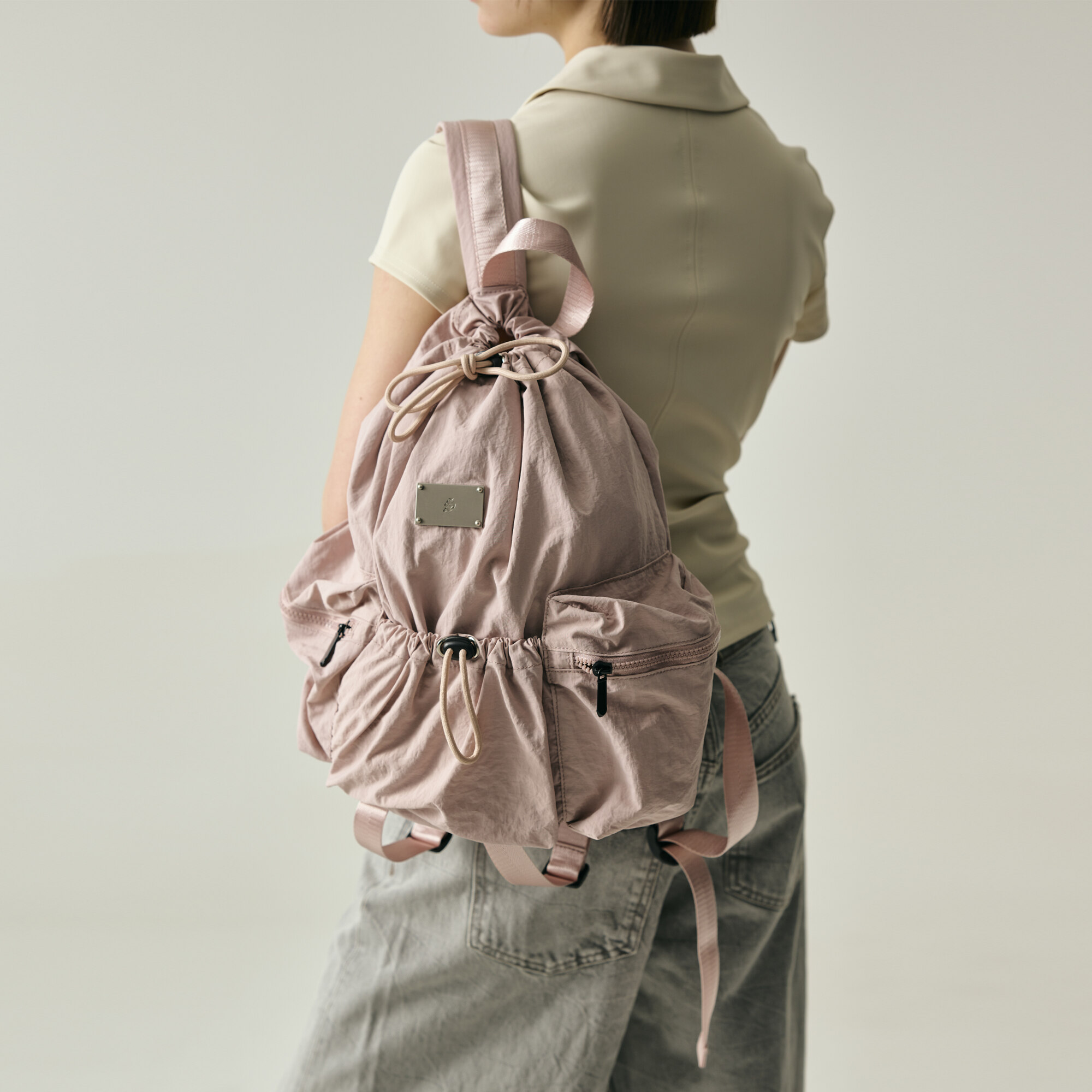 LIGHT STREET SMALL BACKPACK[PINK] - 샐러드볼즈 - 패션