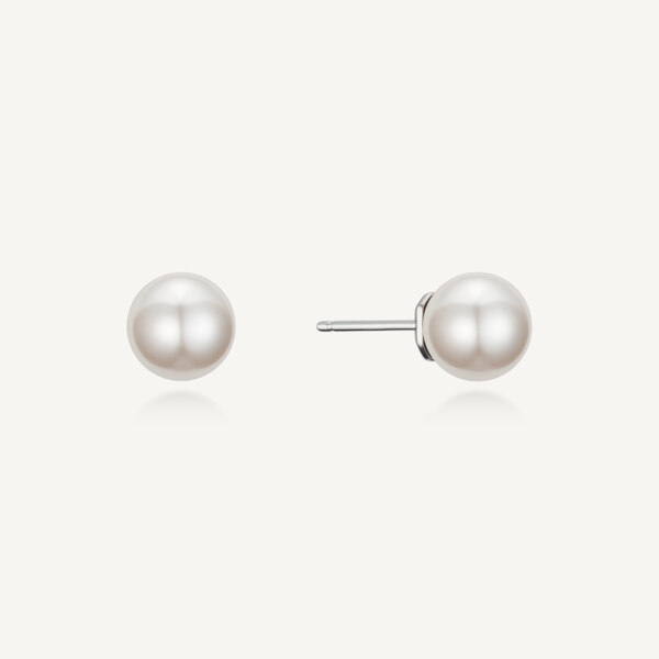 신세계인터넷면세점-미스그린-earring-[비비지 은하 착용] 쁘띠 펄 귀걸이 8mm