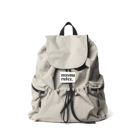 String Flap backpack_GRAY