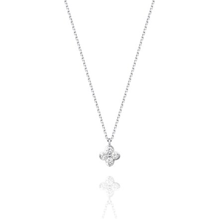 SA26B43F Silver 랩다이아몬드목걸이