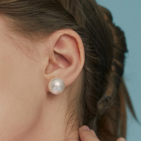 신세계인터넷면세점-헤이-earring-[태연, 김고은 착용] pumpkin pearl earring : 14mm