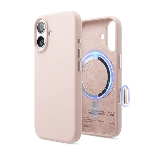 Elago iPhone 17 MagSafe Silicone Case - Lovely Pink | 手机壳