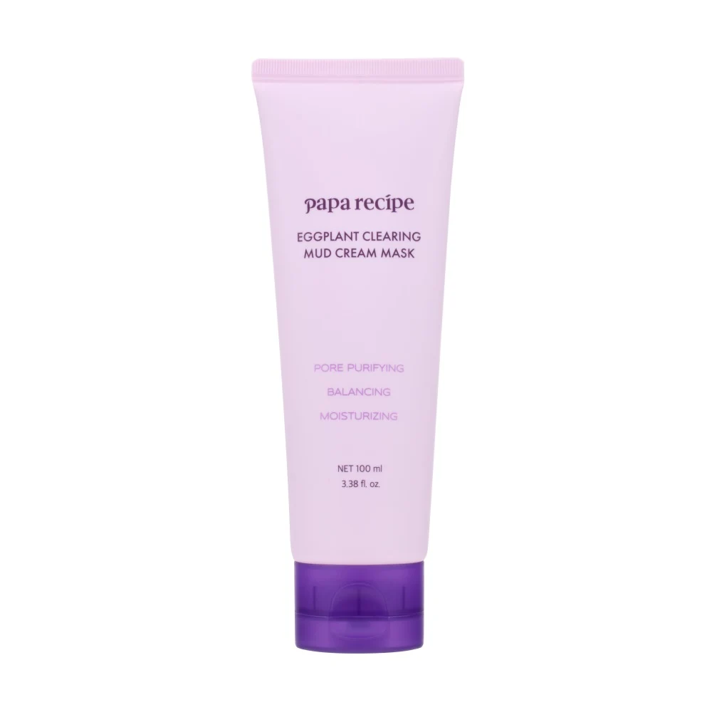 신세계인터넷면세점-파파레서피-FaceMasksTreatments-가지 클리어링 머드 크림 마스크 100ml