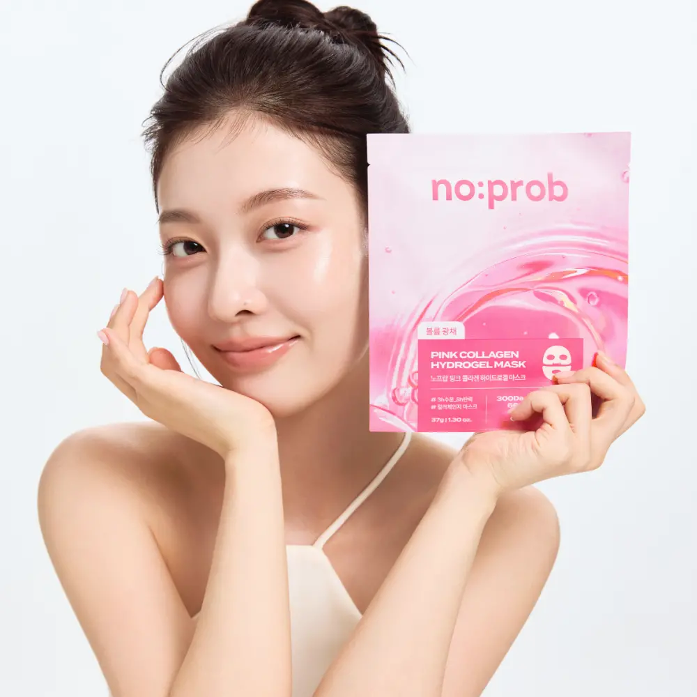 신세계인터넷면세점-노프랍-FaceMasksTreatments-핑크 콜라겐 하이드로겔 마스크 5매
