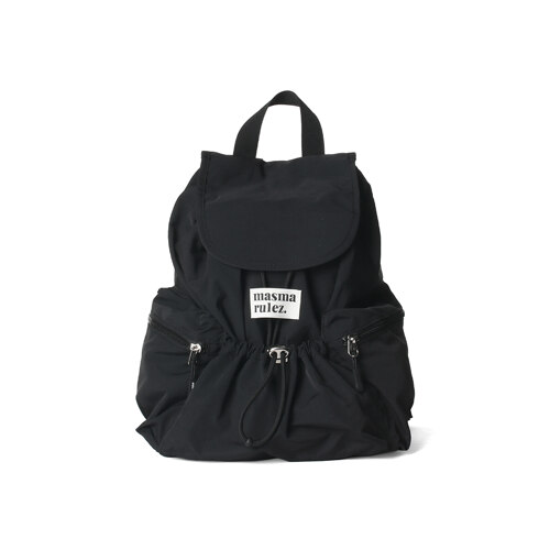 mini ver. Flap backpack_BLACK
