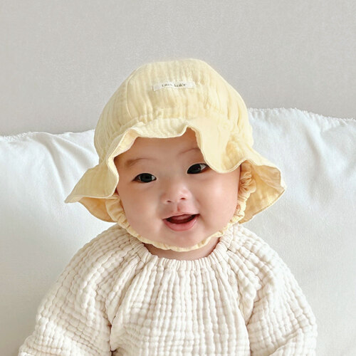 사계절 거즈햇 레몬옐로우 M
