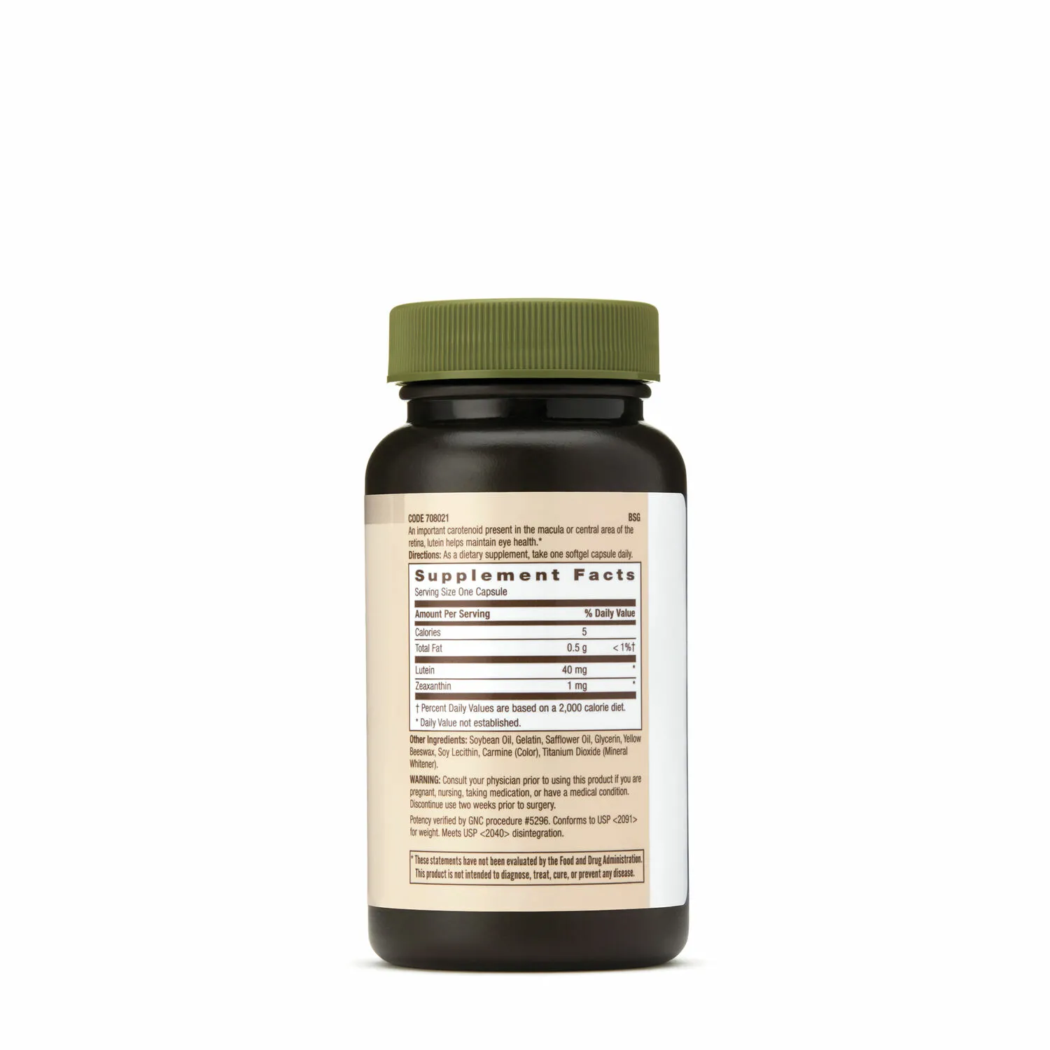 신세계인터넷면세점-지엔씨-GNC 루테인 40mg (60캡슐)