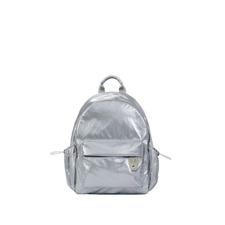 韩际新世界网上免税店-JOSEPH&STACEY-休闲箱包-Daily Pocket Backpack S Sleek Silver 背包