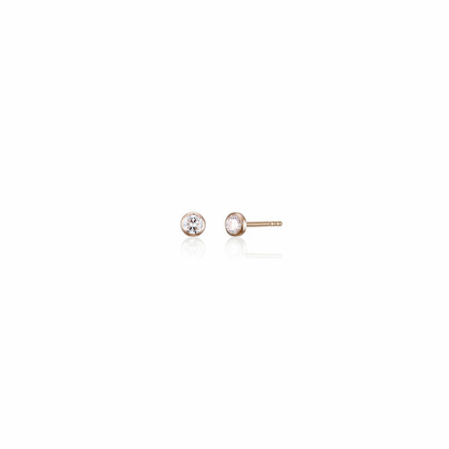 에뚜왈 0.1ct 귀걸이 18K RG
