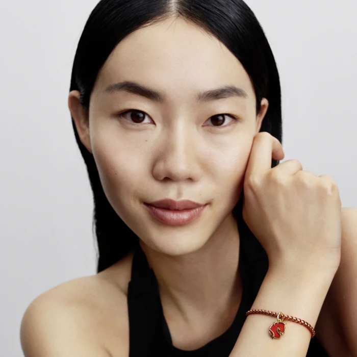 신세계인터넷면세점-판도라-bracelet-레드 파이어 홀스 무라노 글라스 댕글 참