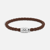 신세계인터넷면세점-몽블랑-bracelet-136001 미디움 소프트 레더 포브 브라운 브레이슬릿