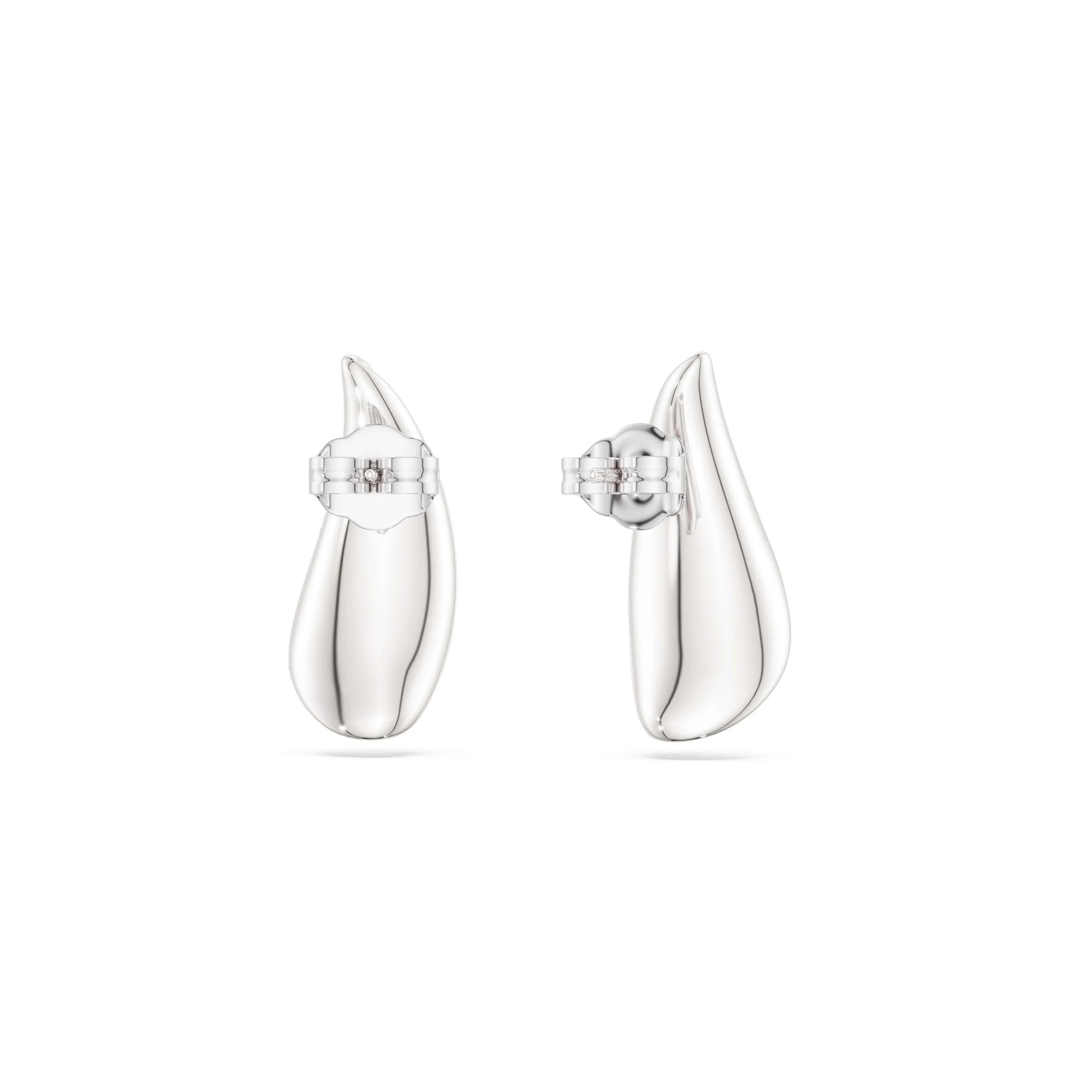 신세계인터넷면세점-스와로브스키-earring-Classica 드롭 이어링, 라운드 컷, 화이트, 스털링 실버