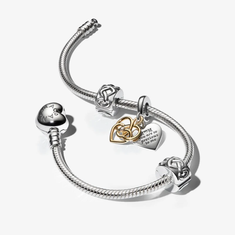 신세계인터넷면세점-판도라-bracelet-랩그로운 다이아몬드 맘 더블 댕글 참