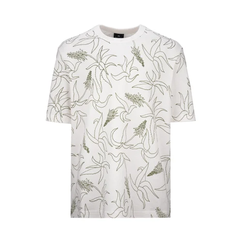 MENS REG FIT SS T SHIRT ALOE_OFF WHITE