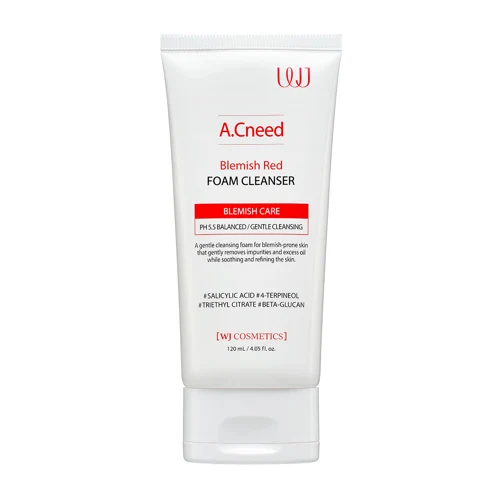 Acnid Blemish Red Foam Cleanser 120ml 洁面泡沫