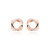 신세계인터넷면세점-쥬디앤폴-earring-[원진아, 임주은 착용] #로즈골드/실리 더블 라인 트위스트 귀걸이