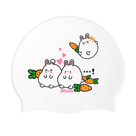 Heart Bunny 硅胶泳帽