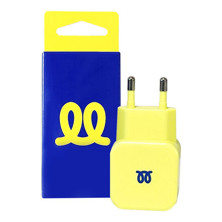 데코아르 멜로우 롤링 어댑터 25W USB-A / USB-C 네온