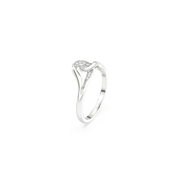 신세계인터넷면세점-스와로브스키-ring-Classica 링, 라운드 컷, 인터로킹, 화이트, 스털링 실버